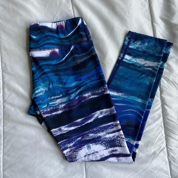 Apana Abstract Designed Yoga Pant - Picture 1 of 3